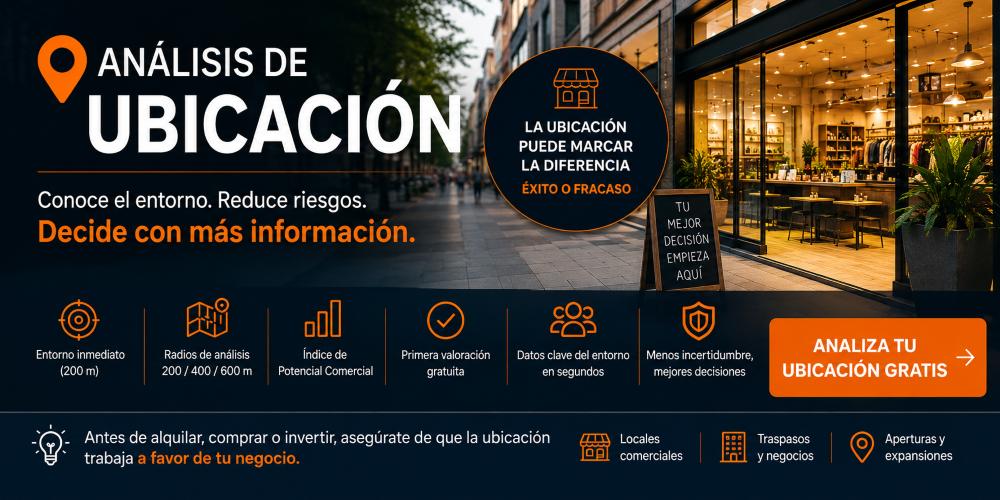 Analizar una ubicacion comercial