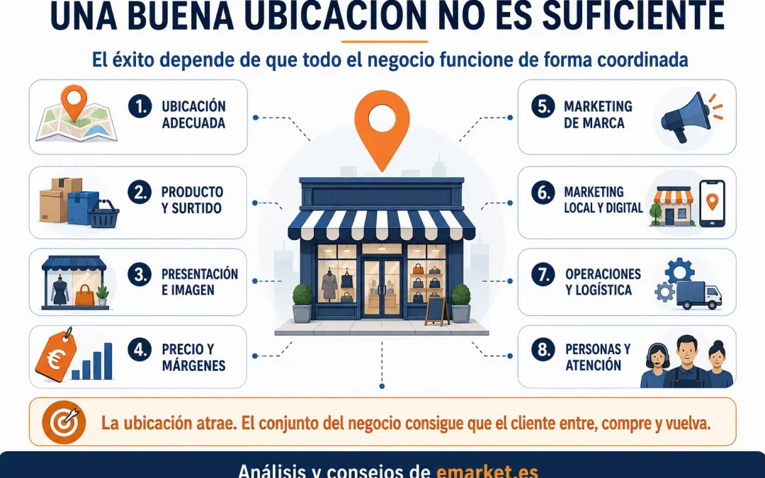 Una buena ubicación no garantiza el éxito de un negocio